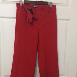 Red dress pants